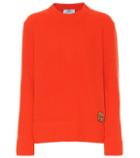 Prada Ribbed Wool And Cashmere Sweater