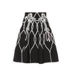 Alexander Mcqueen Floral Knit Skirt