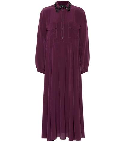 Rochas Silk Shirt Dress