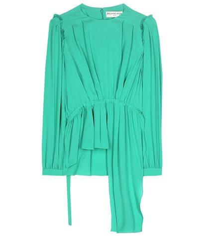 Alexander Wang Frill Silk Blouse