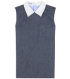 Ellery Denim And Cotton Top
