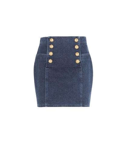 Burberry Denim Skirt