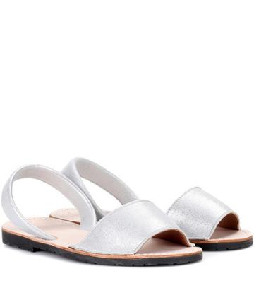 Del Rio London Metallic Leather Sandals