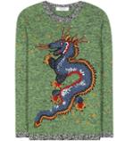 J.w.anderson Printed Knitted Wool-blend Sweater