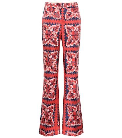 Valentino Mini Bandana Silk Twill Pants