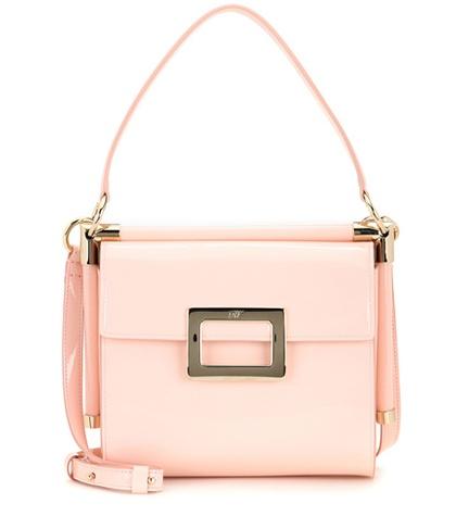 By Malene Birger Miss Viv' Carré Small Patent Leather Shoulder Bag