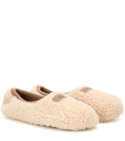 Ugg Australia Birche Fur Ballerina Slippers