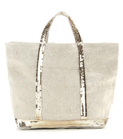 Saint Laurent Cabas Medium Linen Shopper