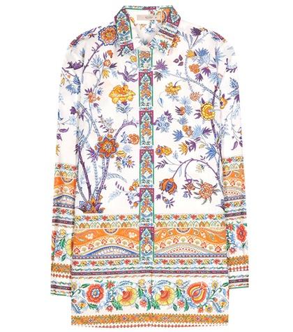 Etro Floral-printed Cotton Shirt