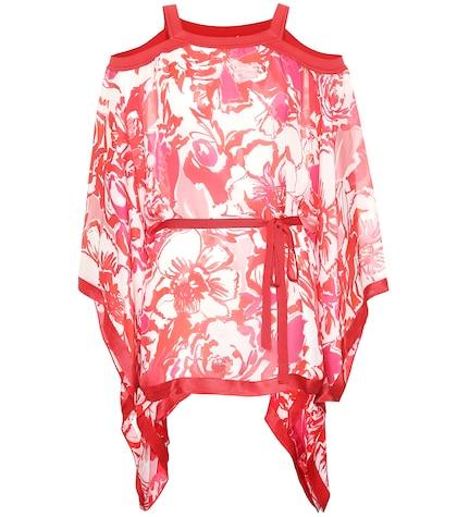 Johanna Ortiz Printed Silk Top