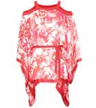 Johanna Ortiz Printed Silk Top
