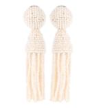 Oscar De La Renta Faux-pearl Tassel Earrings