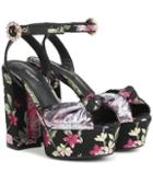 Dolce & Gabbana Brocade Platform Sandals