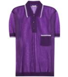 Miu Miu Semi-sheer Polo Shirt