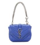 Chlo Mini Collège Chain Wallet Quilted Leather Handbag