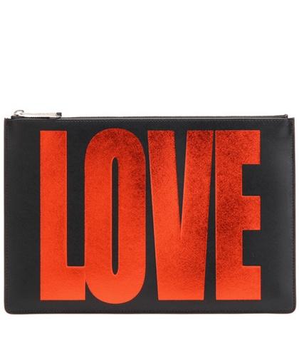 Givenchy Flat Medium Printed Leather Pouch