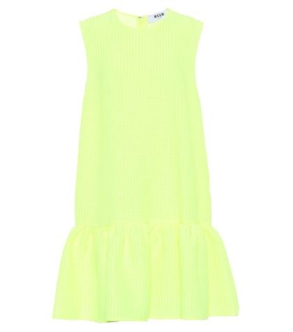 Canada Goose Jacquard Silk-blend Minidress