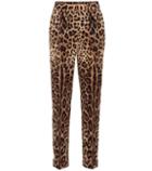 Dolce & Gabbana Printed High-rise Straight Pants