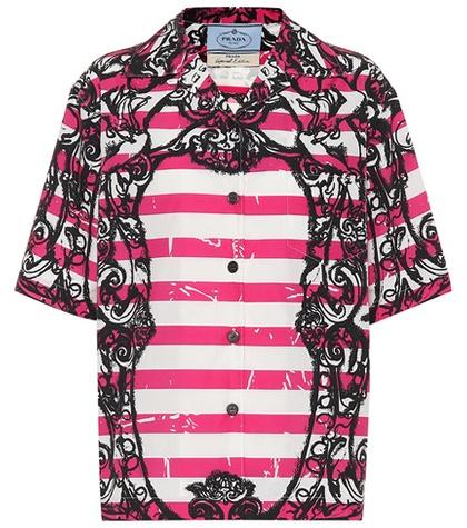 Prada Exclusive To Mytheresa – Printed Cotton Shirt