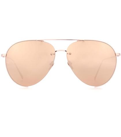 Simone Rocha Gold-plated Aviator Sunglasses