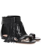 Alexander Mcqueen Fringed Leather Sandals