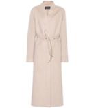 Loro Piana Clifton Leather-trimmed Cashmere Coat