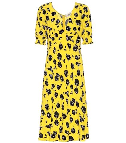 Diane Von Furstenberg Jemma Crêpe Midi Dress