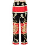 Gucci Printed Silk Wide-leg Pants