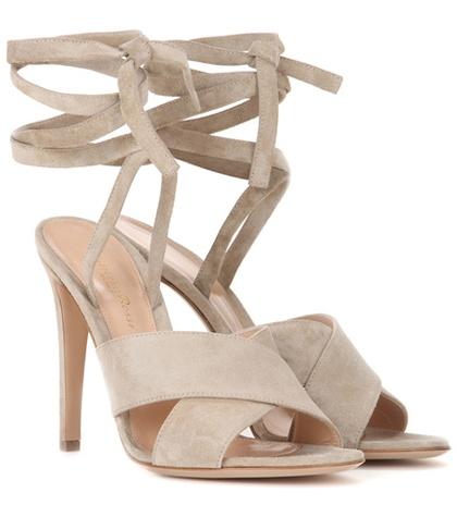 Gianvito Rossi Crissy Suede Sandals