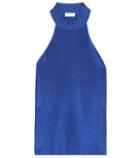 Saint Laurent Lamé Sleeveless Top