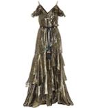 Peter Pilotto Silk-blend Lamé Gown