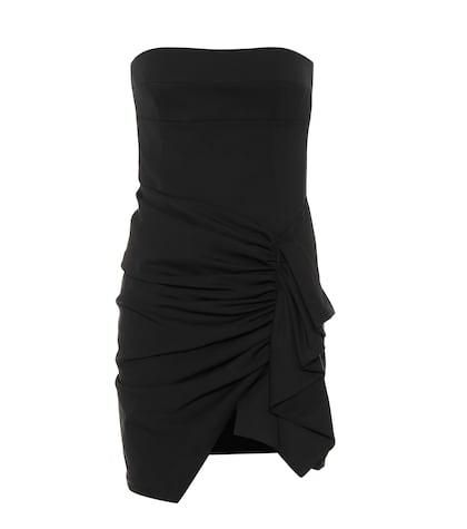 Alexandre Vauthier Strapless Stretch Wool Minidress