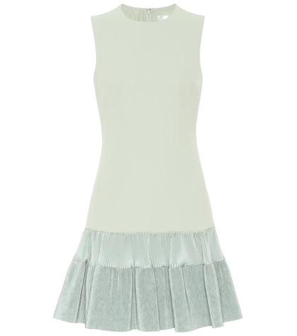 Victoria Victoria Beckham Ruffled Jersey Minidress