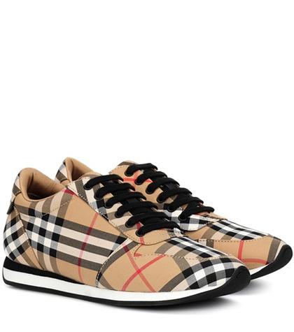 Saint Laurent Amelia Check Sneakers