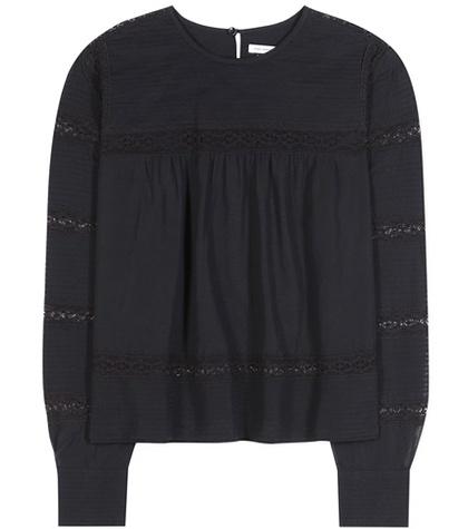 Saint Laurent Rexton Cotton Blouse