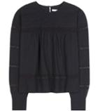 Saint Laurent Rexton Cotton Blouse