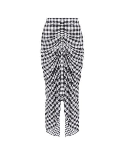Joseph Check Midi Skirt