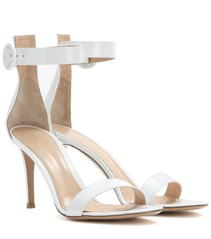 Balenciaga Portofino Patent Leather Sandals
