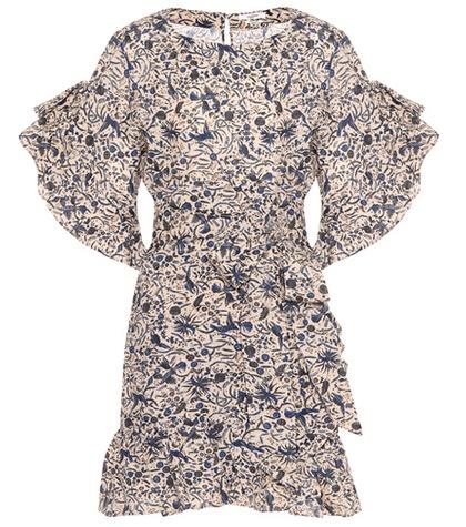 Golden Goose Deluxe Brand Delicia Linen Wrap Dress