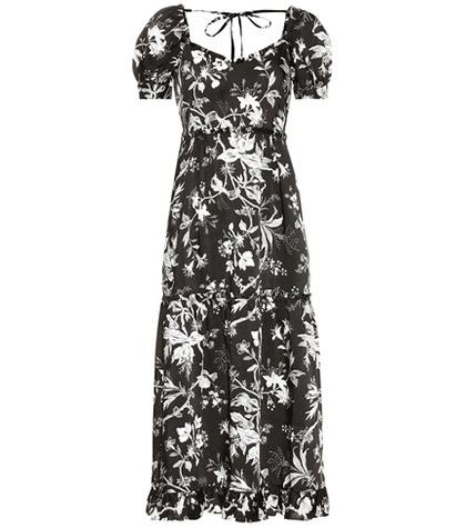 Etro Ruffled Négligé Soho Florals Dress