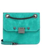 Jimmy Choo Rebel Suede Crossbody Bag