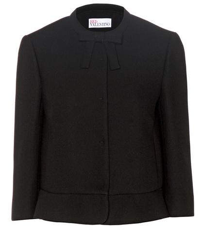 Redvalentino Cropped Crêpe Jacket