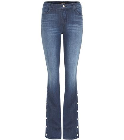 J Brand Charlene Mid-rise Bootcut Jeans