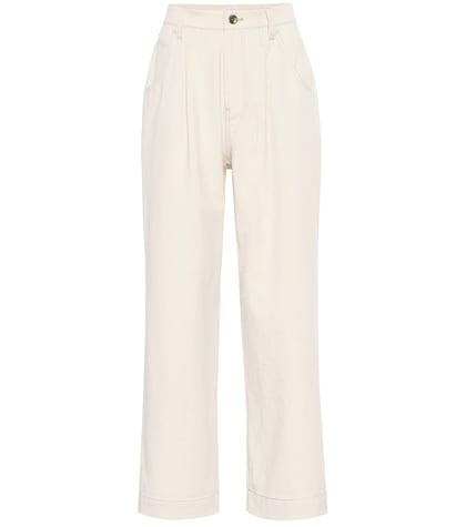 Brunello Cucinelli High-rise Wide-leg Jeans
