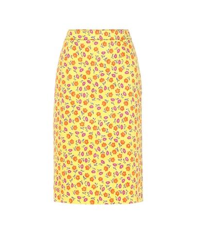 Victoria Beckham Cotton-blend Twill Skirt