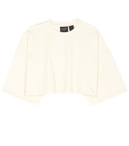 Repetto Appliqué Cropped Cotton-blend Top