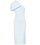 Rebecca Vallance Hamptons Bow Crêpe Midi Dress
