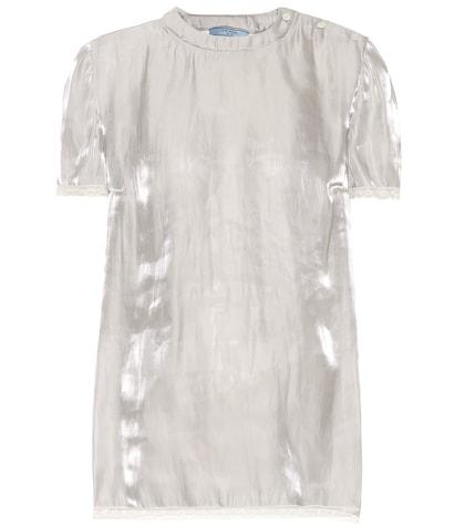 Burberry Silk Charmeuse Top