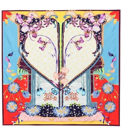 Vetements Printed Silk Scarf