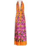 Gucci Printed Silk Twill Dress